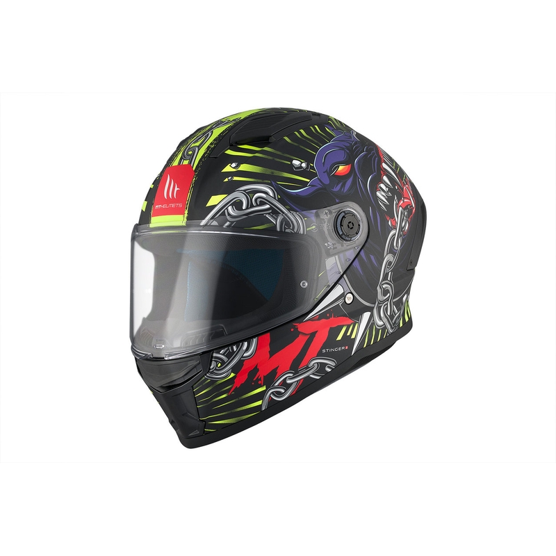 MT Stinger 2 Akin integreret motorcykelhjelm mat