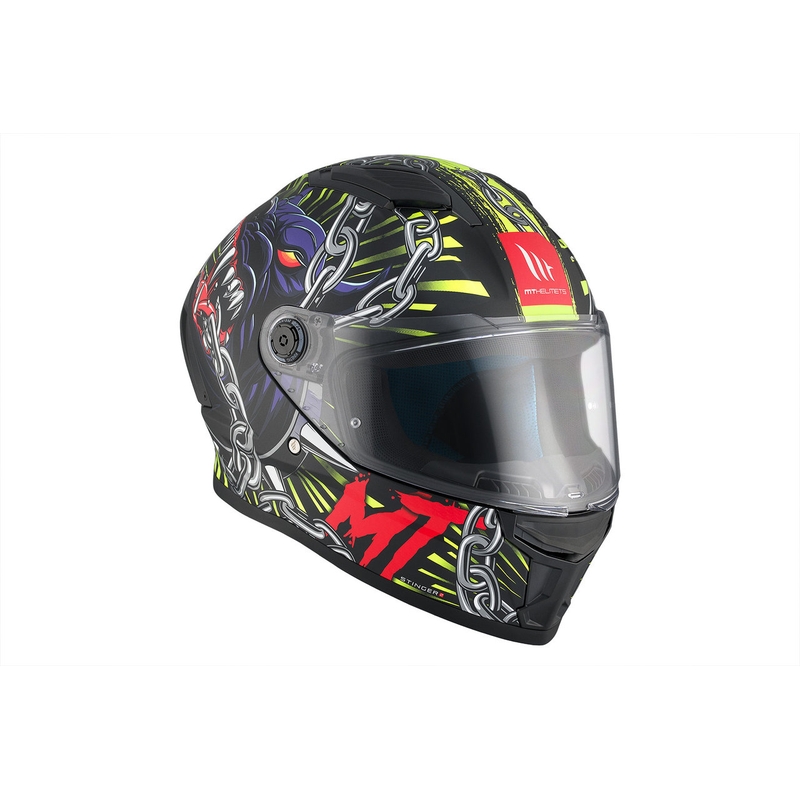 MT Stinger 2 Akin integreret motorcykelhjelm mat