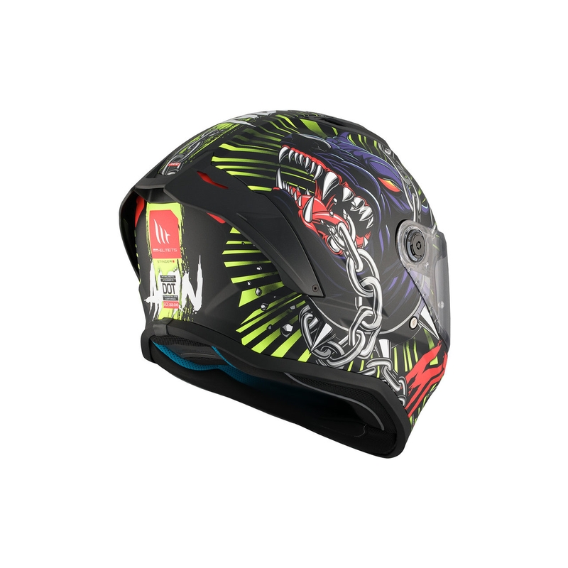 MT Stinger 2 Akin integreret motorcykelhjelm mat