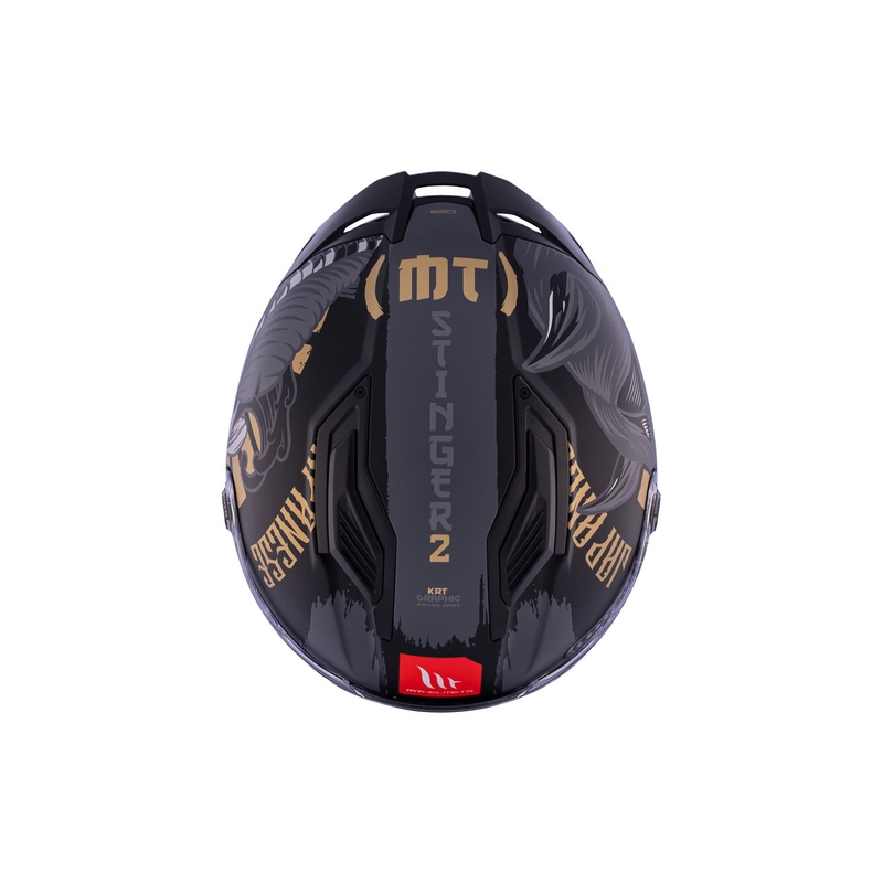 MT Stinger 2 KRT integreret motorcykelhjelm mat