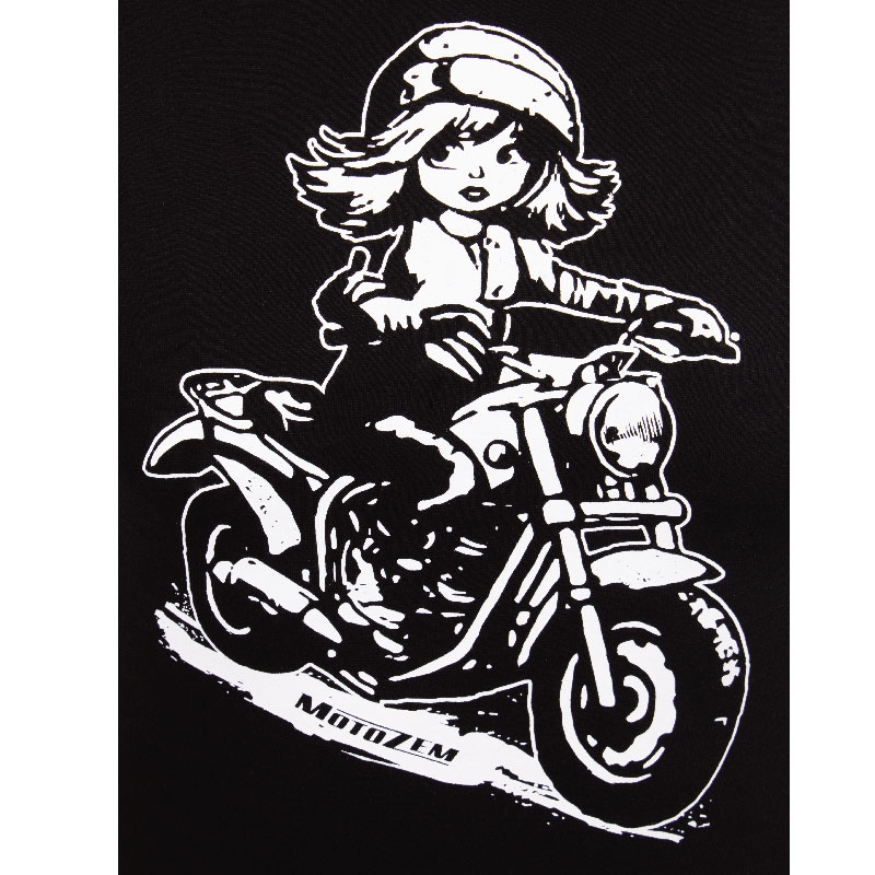 MotoZem T-shirt til piger - Biker