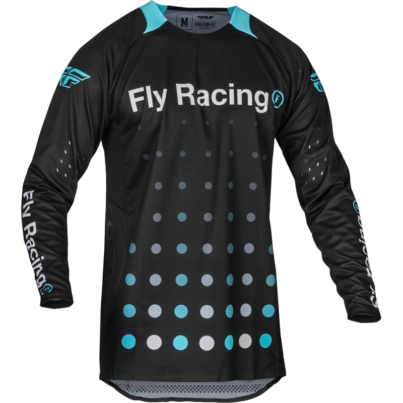 Fly Racing Evolution DST motocross trøje sort-blå udsalg