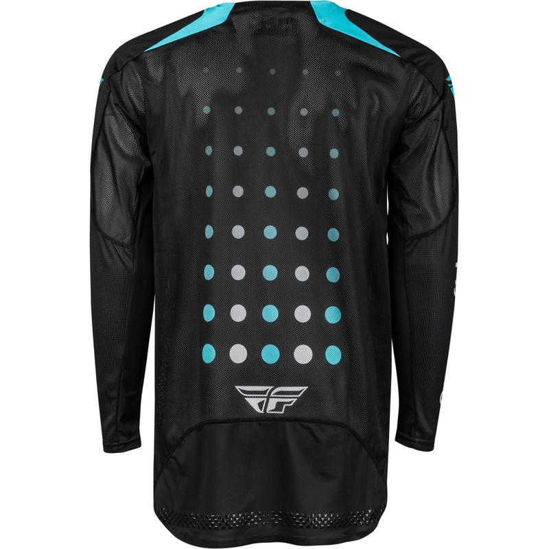 Fly Racing Evolution DST motocross trøje sort-blå udsalg