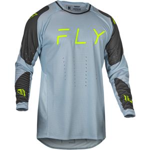 Motocross trøje FLY Racing Evolution DST grå-sort-fluo grøn udsalg