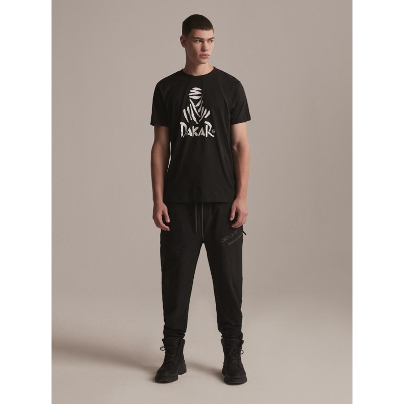 T-shirt DAKAR DKR Logo 123 sort