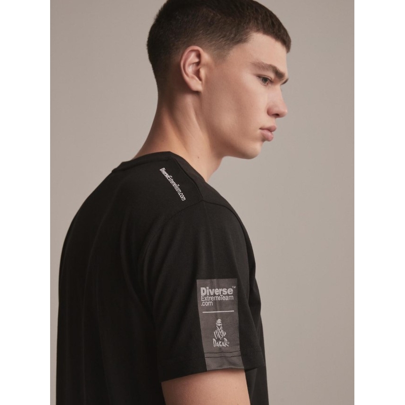 T-shirt DAKAR DKR Logo 123 sort