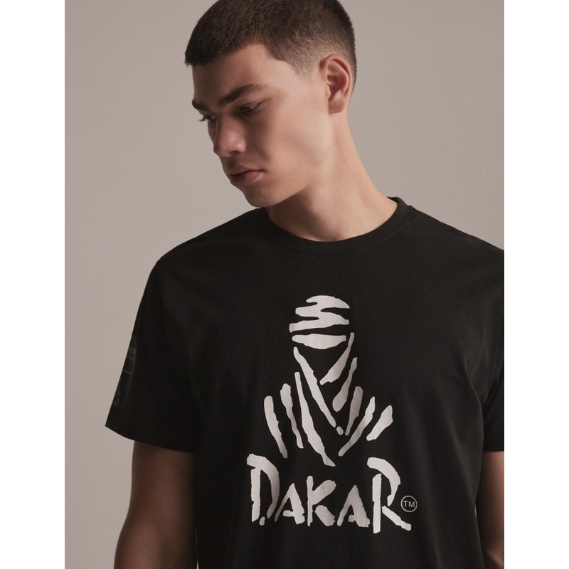 T-shirt DAKAR DKR Logo 123 sort