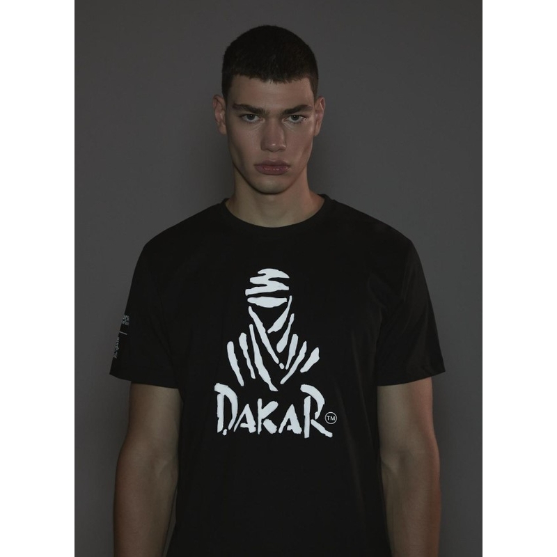 T-shirt DAKAR DKR Logo 123 sort