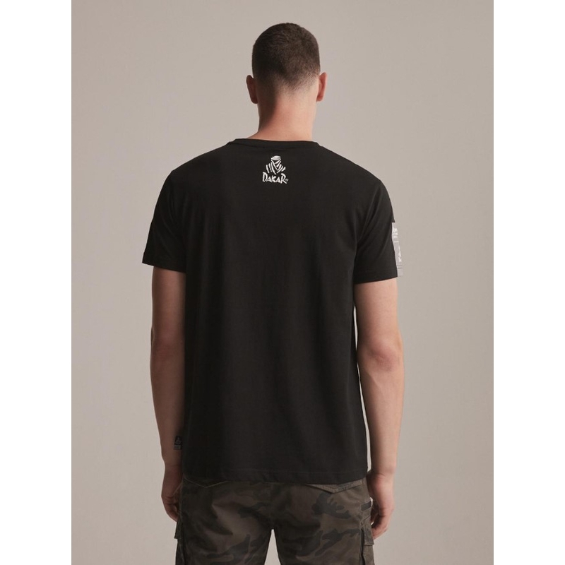 T-shirt DAKAR DKR Logo 23 sort