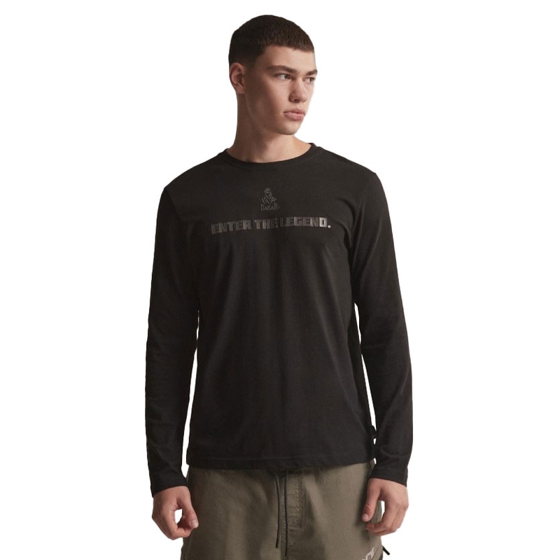 Langærmet T-shirt DAKAR DKR LG REF sort