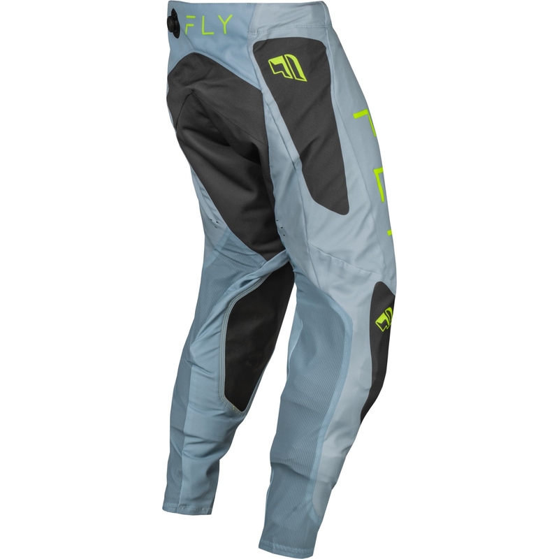 Motocrossbukser FLY Racing Evolution DST 2024 grå-sort-fluogrøn udsalg