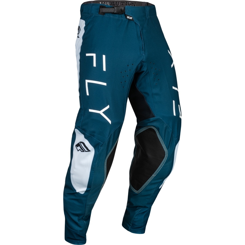 FLY Racing Evolution DST motocrossbukser blå-hvide