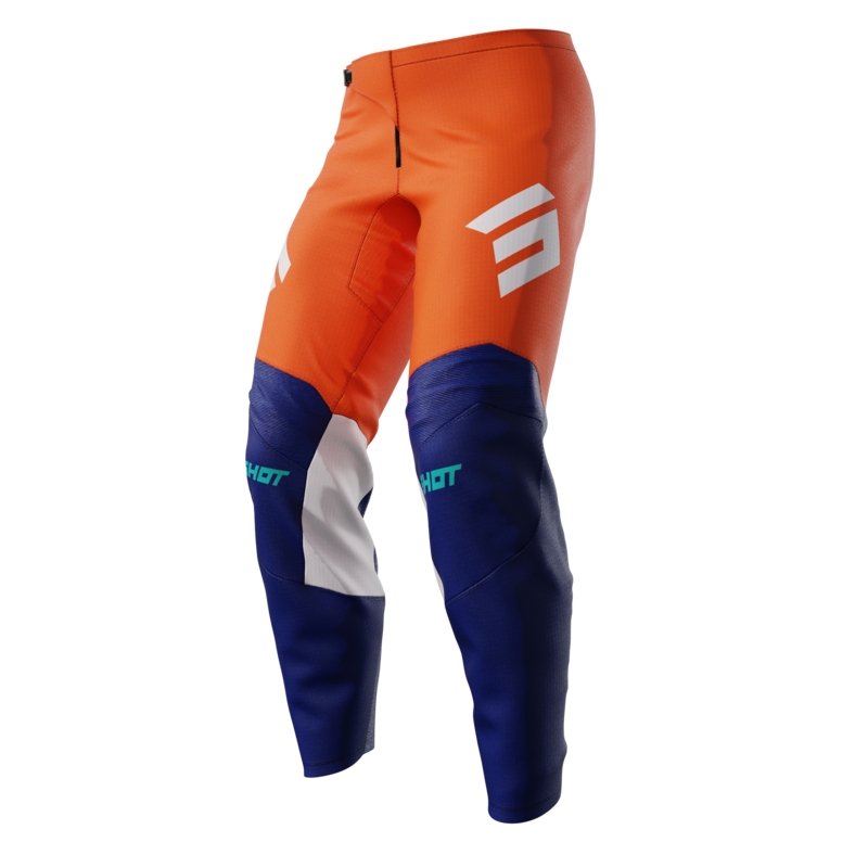 Motocrossbukser til børn Shot Iron orange udsalg