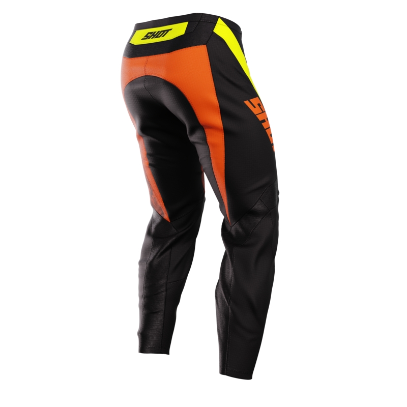 Motocrossbukser til børn Shot Matrix orange udsalg