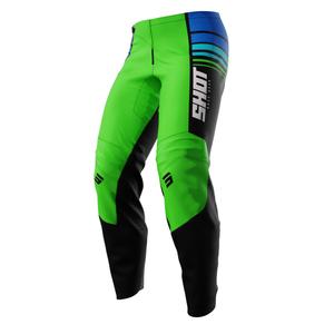 Motocross-bukser til børn Shot Peak Green udsalg