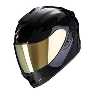 Integreret motorcykelhjelm Scorpion EXO-1400 EVO II Air Solid sort