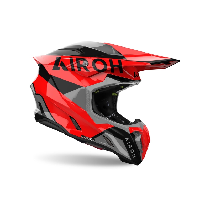 Motocrosshjelm Airoh Twist 3 King rød blank