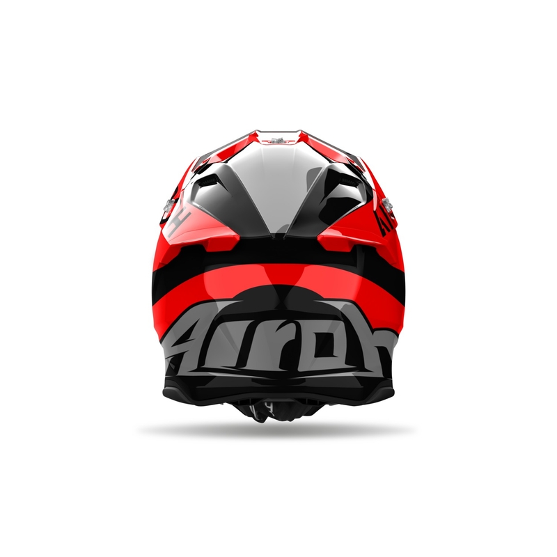 Motocrosshjelm Airoh Twist 3 King rød blank