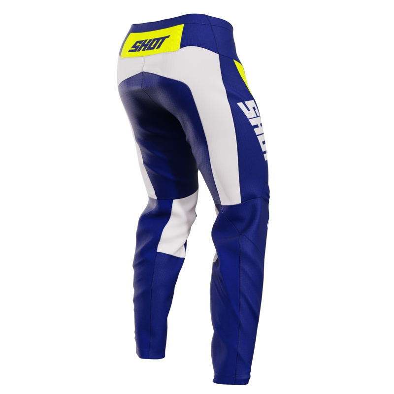 Motocross-bukser Shot Devo Matrix Blue udsalg