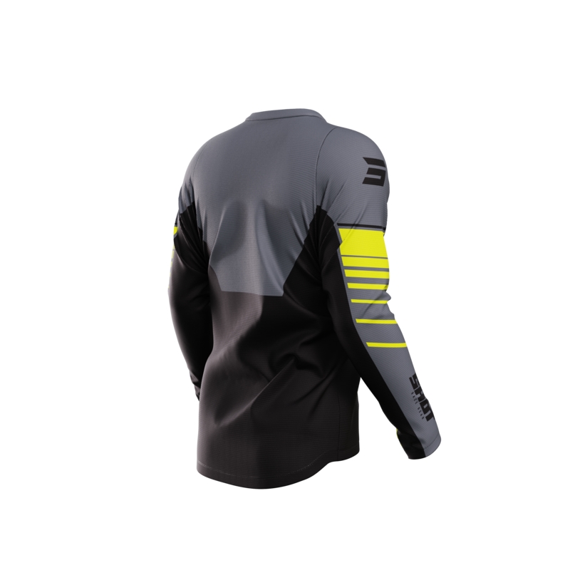 Motocrosstrøje Shot Devo Peak fluogul udsalg