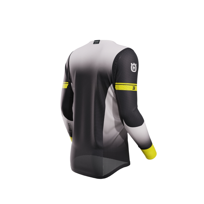 Shot Aerolite Husqvarna LE motocross jersey sort udsalg