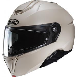 HJC i91 Solid beige flip-up motorcykelhjelm