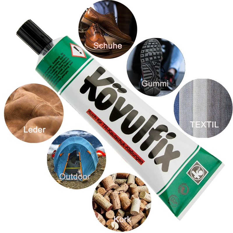 KÖVULFIX læder- og gummilim 90 g