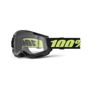 Motocross-briller 100% STRATA 2 New Solar (klar plexi)