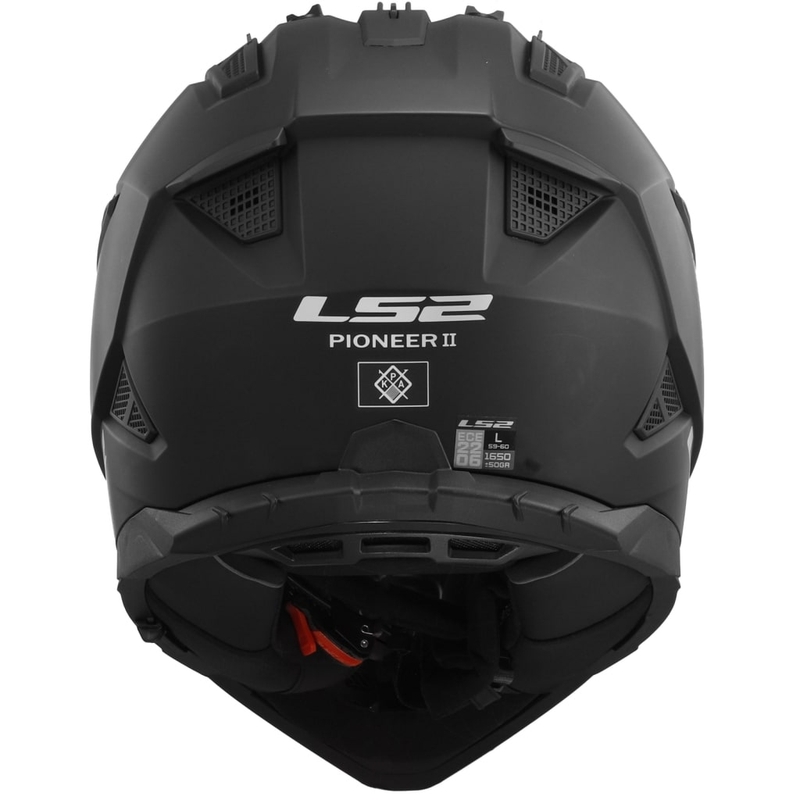 Enduro motorcykelhjelm LS2 MX702 PIONEER II matsort