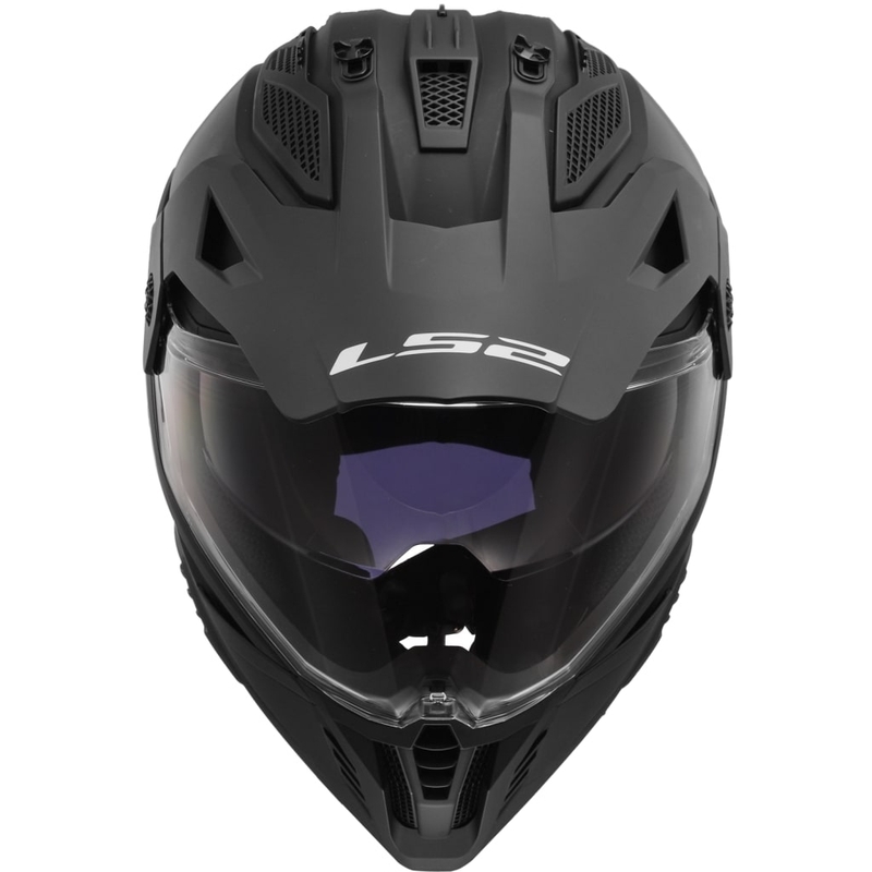 Enduro motorcykelhjelm LS2 MX702 PIONEER II matsort
