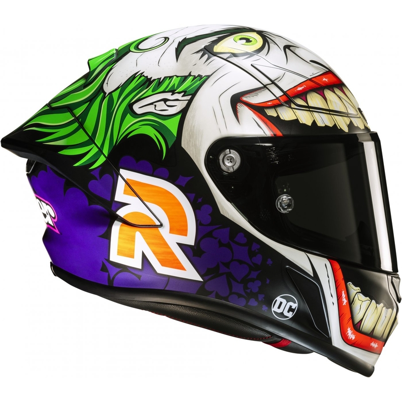 HJC RPHA 1 Joker DC Comics MC48SF integreret motorcykelhjelm