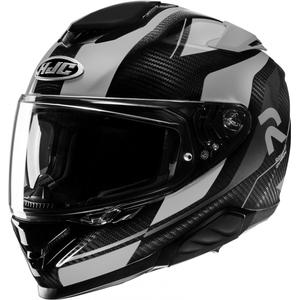 HJC RPHA 71 Carbon Hamil MC5 sort/grå integreret motorcykelhjelm