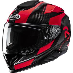 HJC RPHA 71 Carbon Hamil MC1 sort-rød integreret motorcykelhjelm