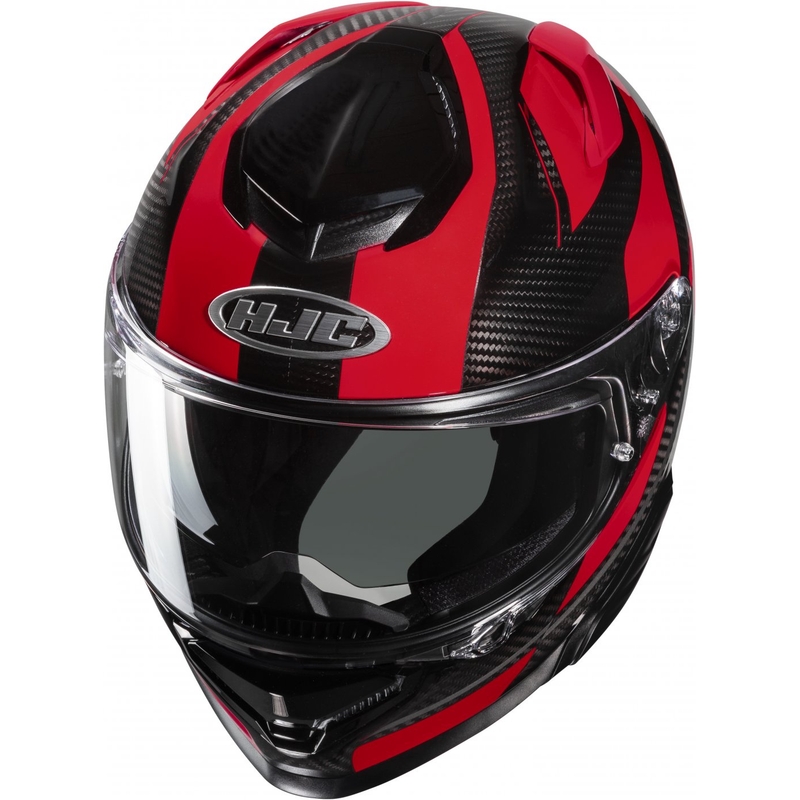 HJC RPHA 71 Carbon Hamil MC1 sort-rød integreret motorcykelhjelm