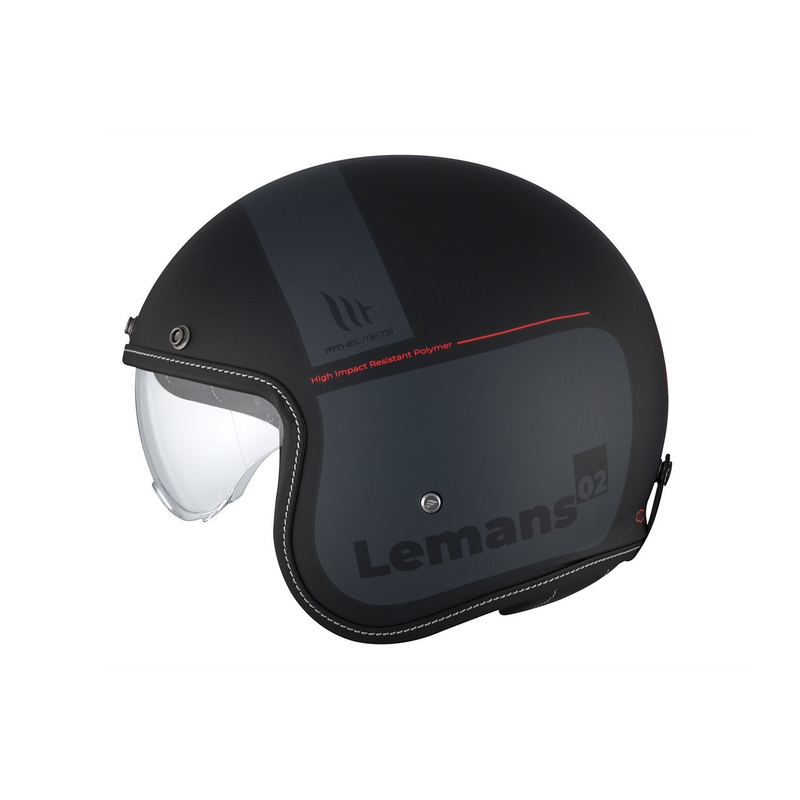 MT Le Mans 2 SV Quality B2 Open motorcykelhjelm mat sort udsalg