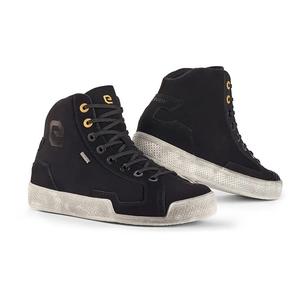 Eleveit ANTIBES WP FULL LEATHER motorcykelstøvler sort