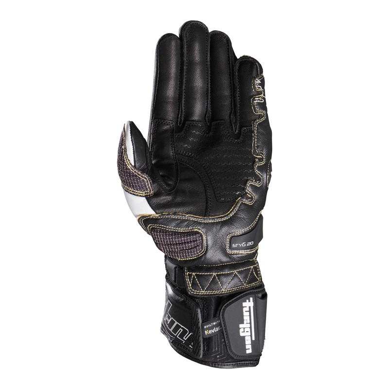 Furygan Styg 20 x Kevlar motorcykelhandsker sort-hvid