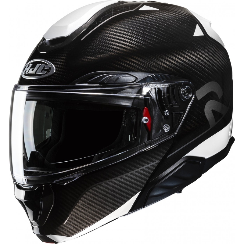 Sammenklappelig motorcykelhjelm HJC RPHA 91 CARBON Noela MC5 sort og hvid