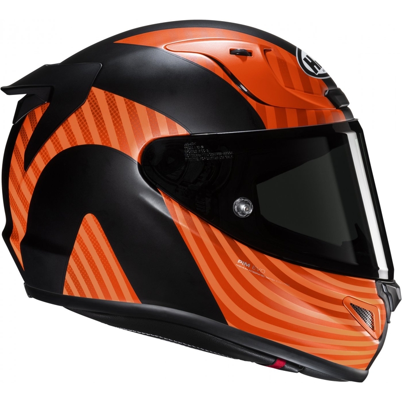 HJC RPHA 12 Ottin MC47SF sort-orange-grøn integreret motorcykelhjelm