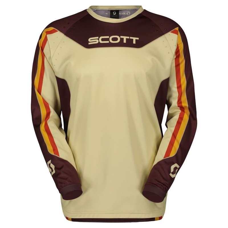 Motocrosstrøje Scott EVO DIRT DEEP brun-beige
