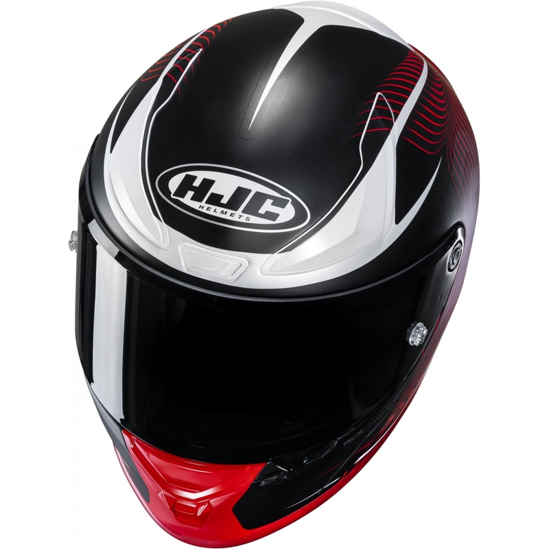 Integreret motorcykelhjelm HJC RPHA 1 Lovis MC1SF rød-sort-hvid udsalg