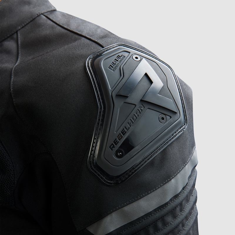 Rebelhorn Vandal Mesh sort motorcykeljakke