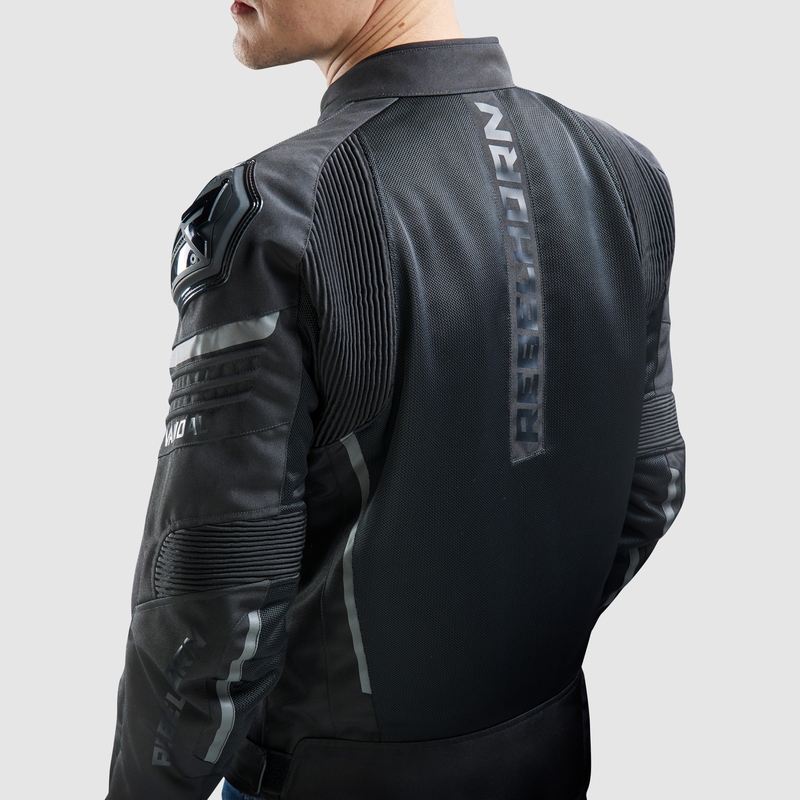 Rebelhorn Vandal Mesh sort motorcykeljakke
