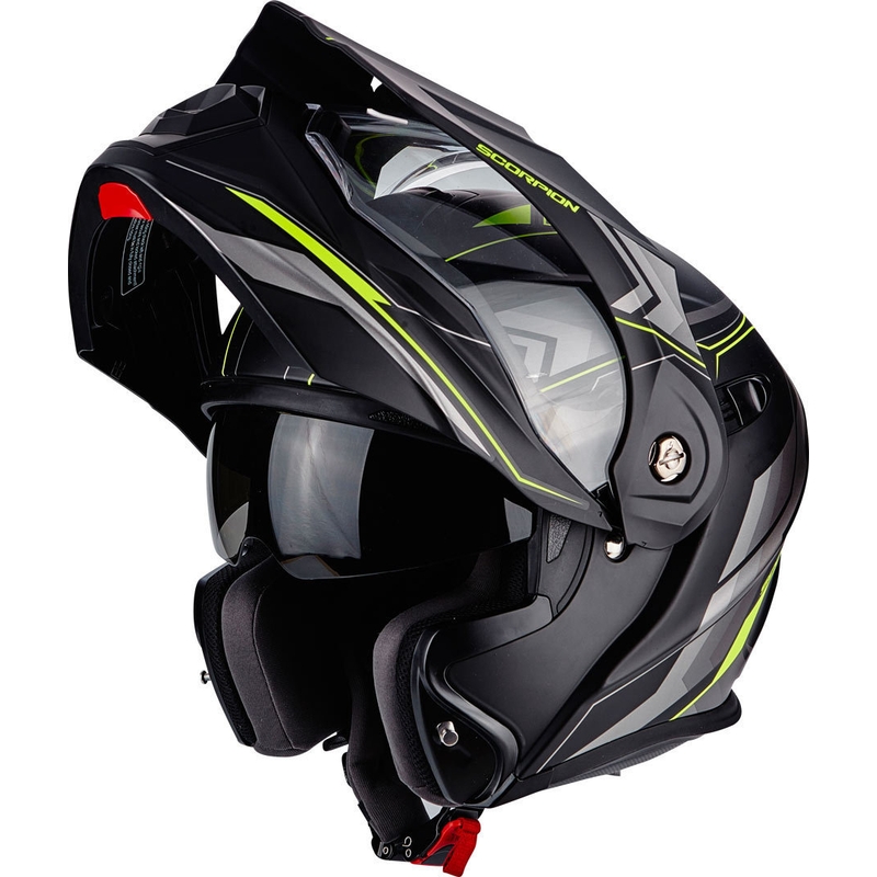 Výklopná enduro přilba Scorpion ADX-1 Anima černá matná-fluo žlutá výprodej