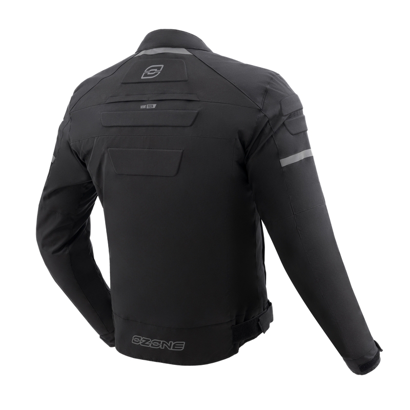 Ozon Rider motorcykeljakke sort