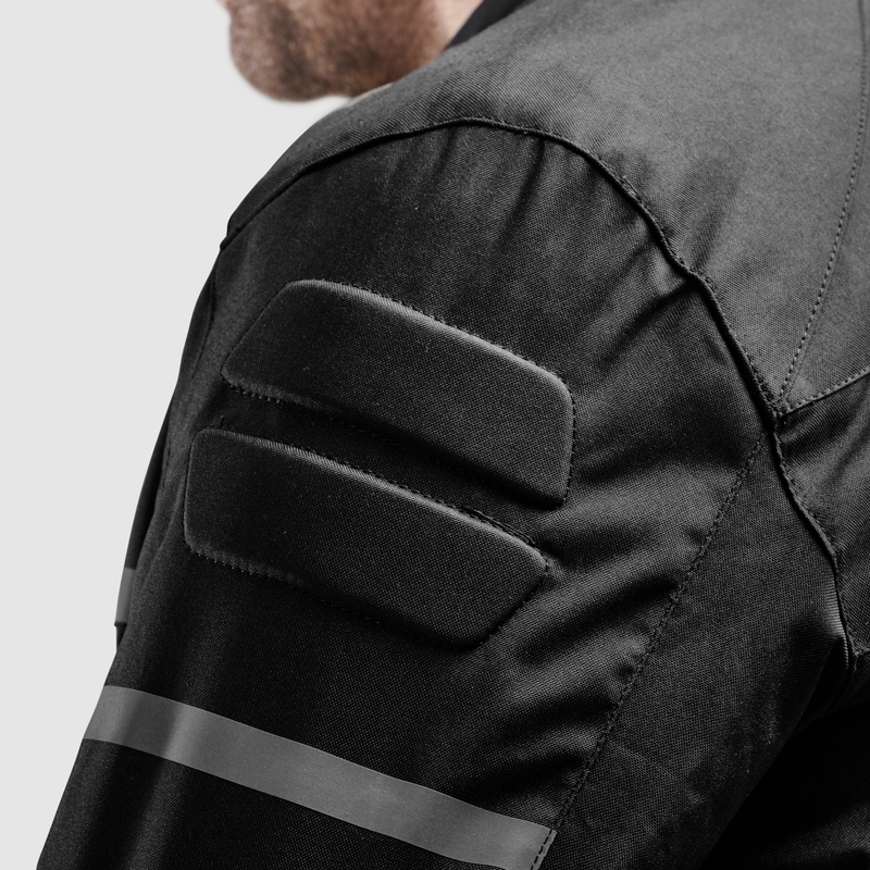 Ozon Rider motorcykeljakke sort
