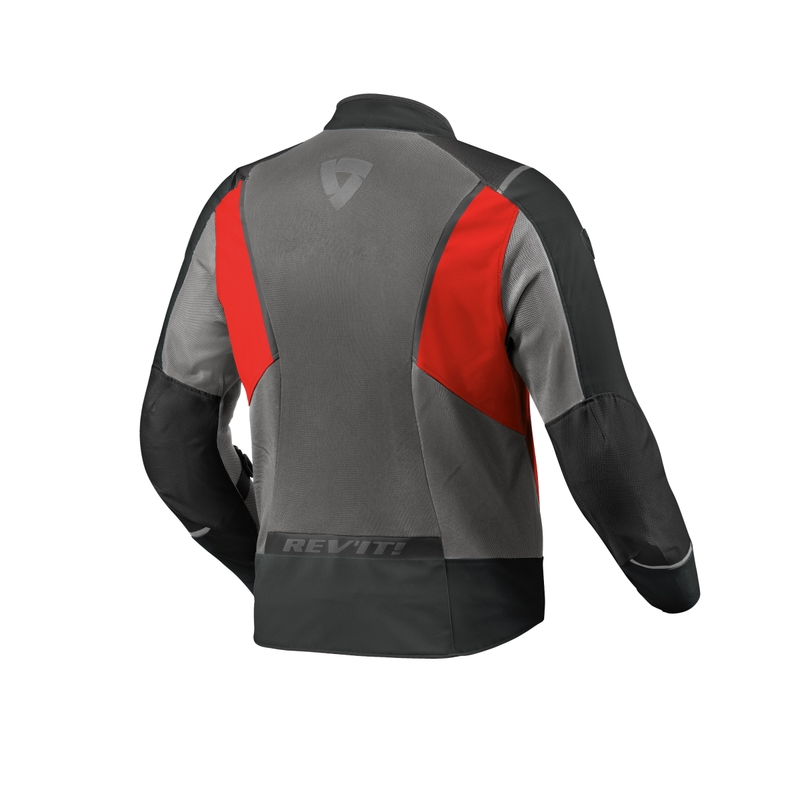 Motorcykeljakke Revit Airwave 4 Antracit-Rød