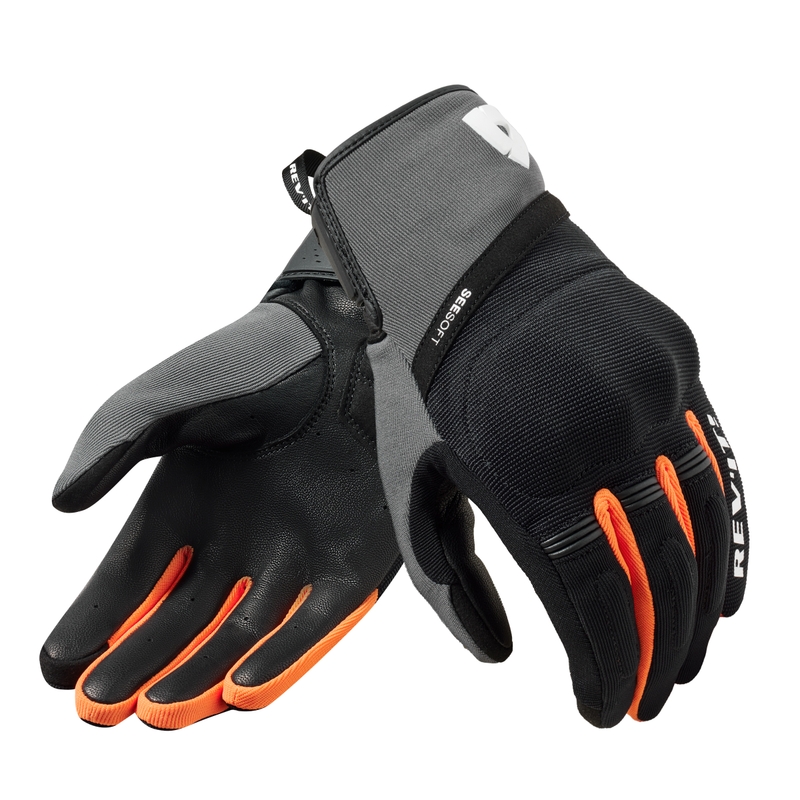 Motorcykelhandsker Revit Mosca 2 sort-orange