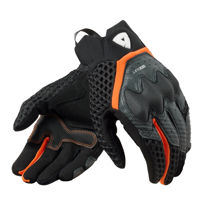 Revit Veloz motorcykelhandsker sort-orange