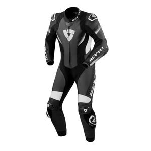 Revit Control sort og hvid motorcykelovertræksdragt